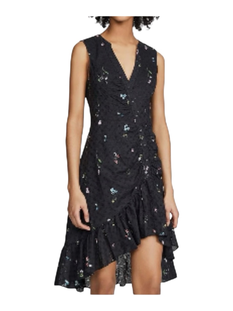 Parker High/Low Candy Button Dress Size 10 New